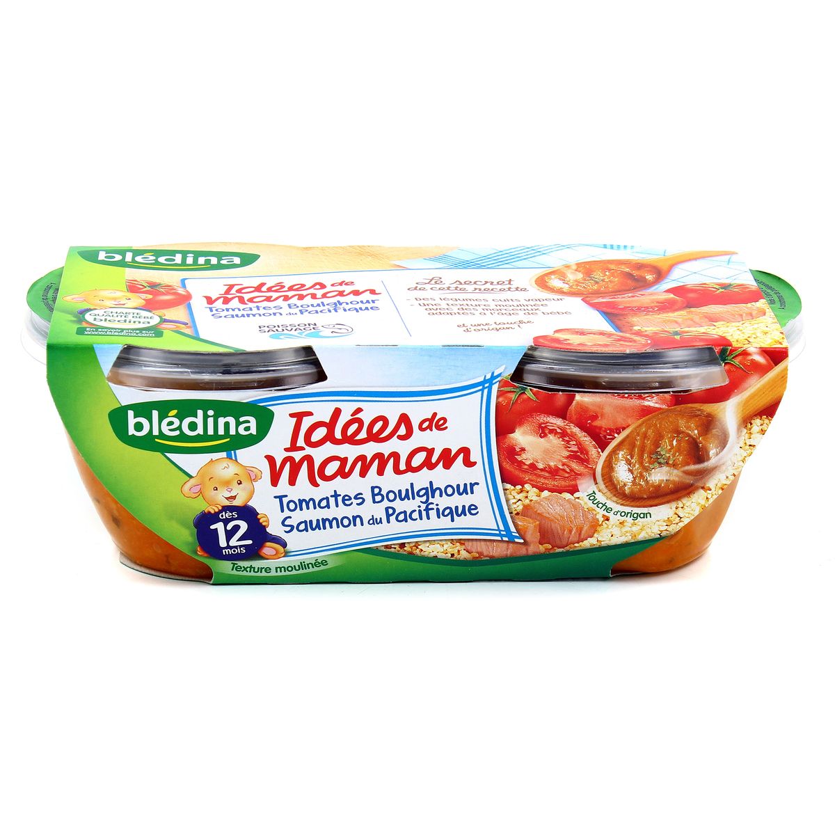 Bledina Idees De Maman Tomate Boulghour Saumon Du Pacifique Des 12 Mois