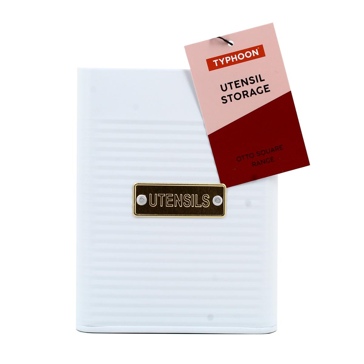 5010853281803 - Typhoon - Porte-ustensiles blanc