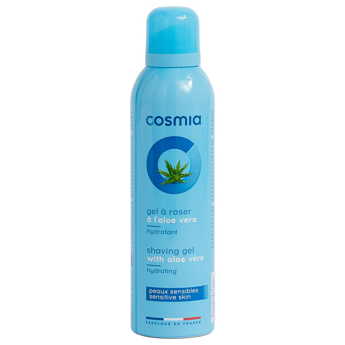 3245678622803 - COSMIA - Gel à raser hydratant à l'aloé vera pour peaux sensibles