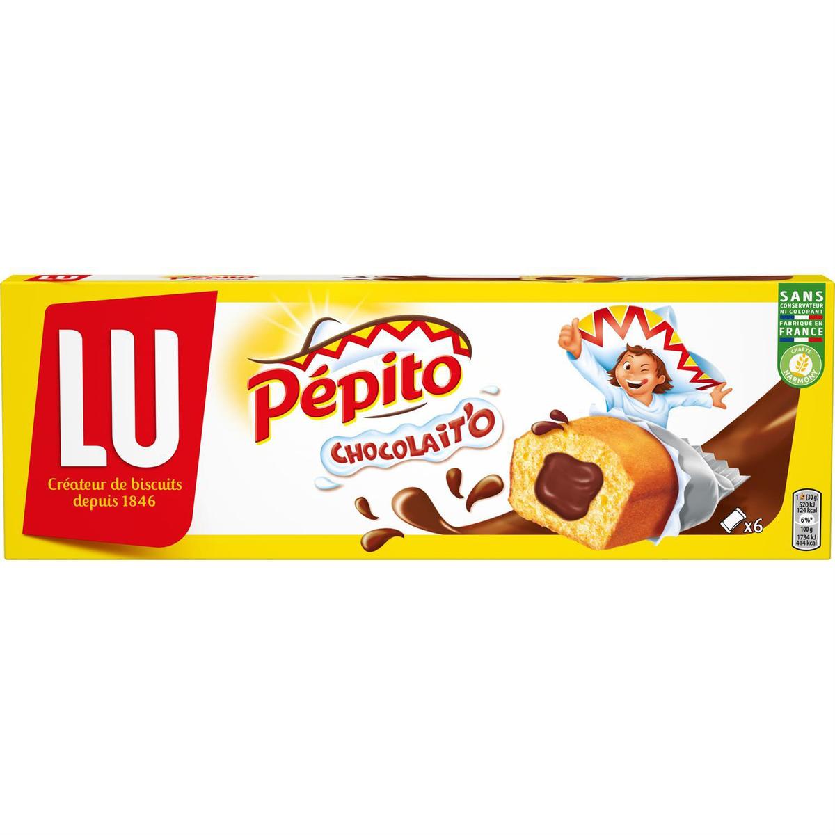 7622210634603 - Pépito - Gâteaux fourrés au chocolat Chocolait'O