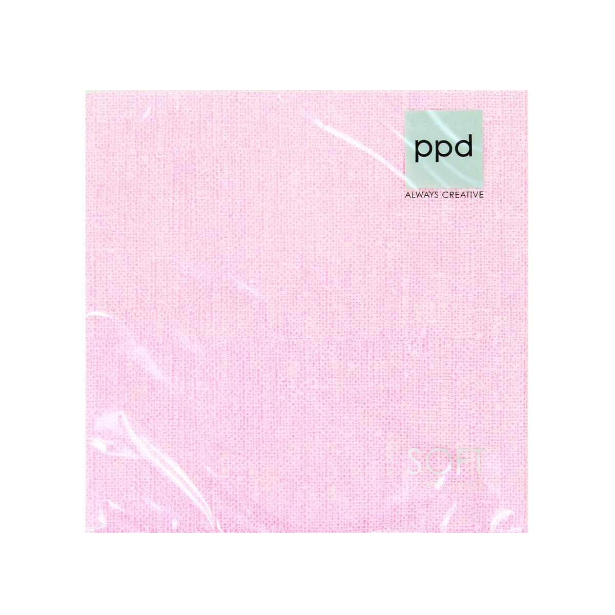 4021766256803 - Paperproducts Design - Serviette en papier Soft Cotton Club blush
