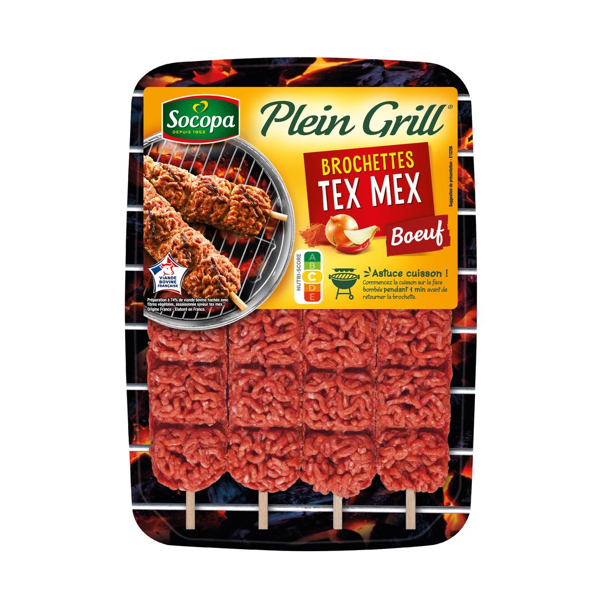 3039050048103 - Socopa - Brochettes Plein Grill Tex Mex