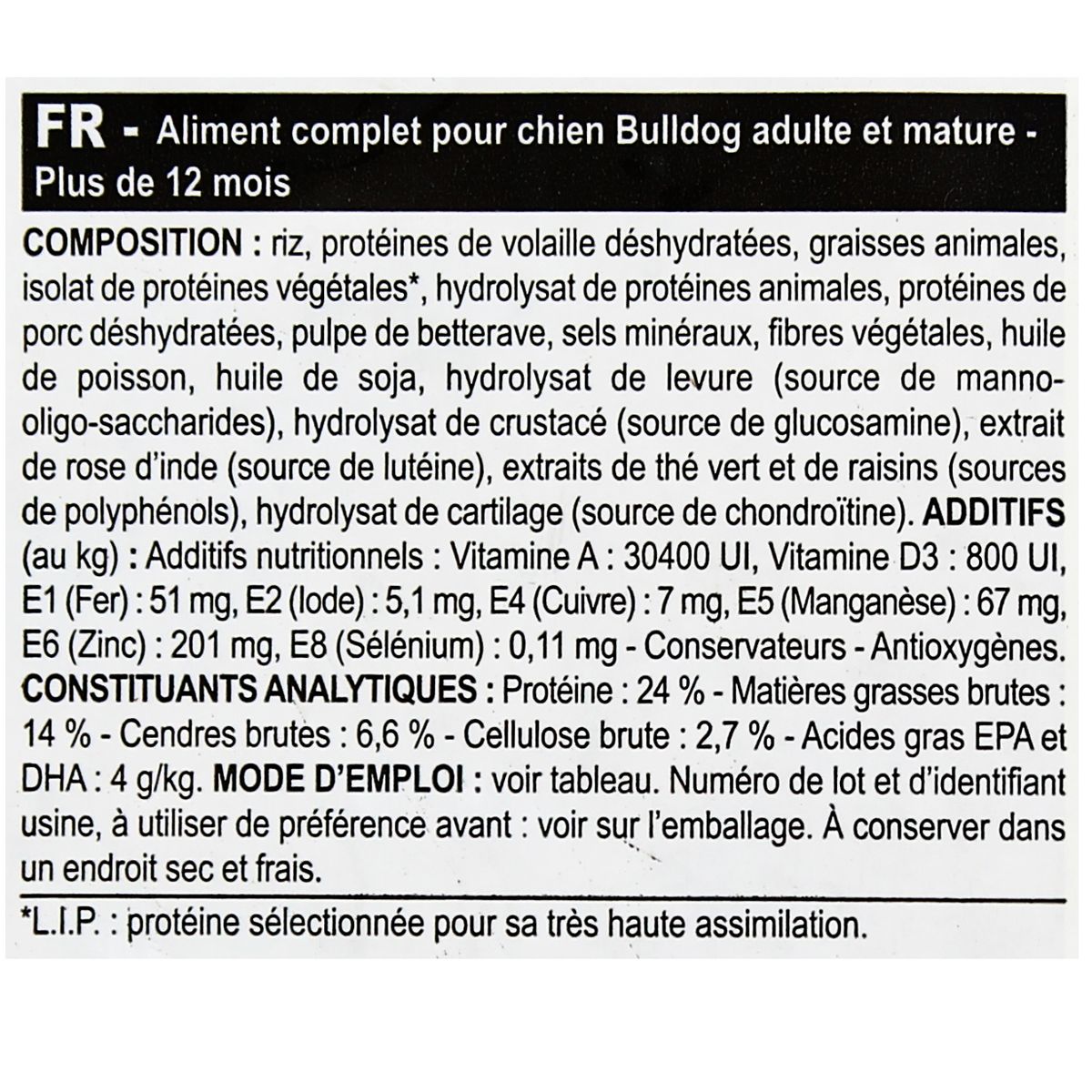 3182550719803 - Royal Canin - Croquettes sur mesure Réduction des Odeurs pour Chien Bulldog Adulte