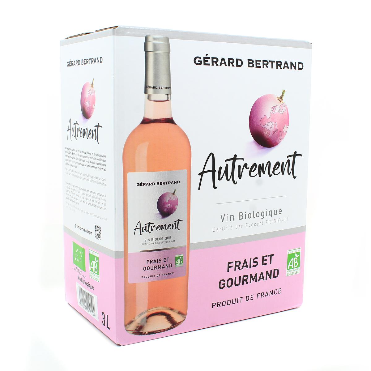 3514120210104 - Vin De France rosé - Gérard Bertrand, cuvée Autrement Bio