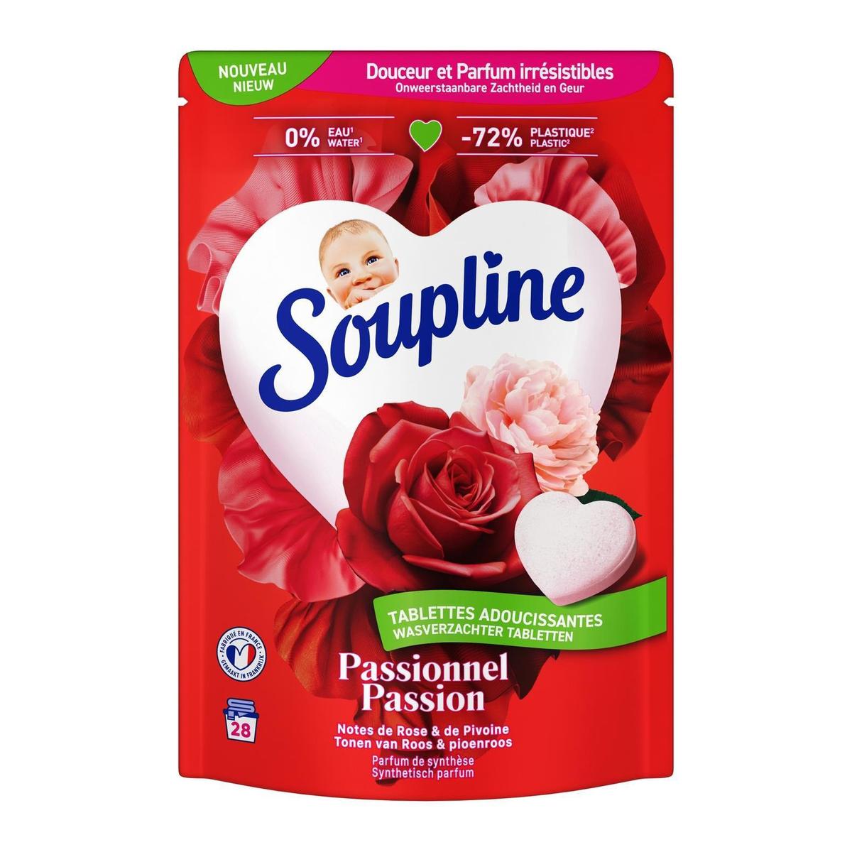 8718951640504 - Soupline - Adoucissantes tablettes Bouquet de roses
