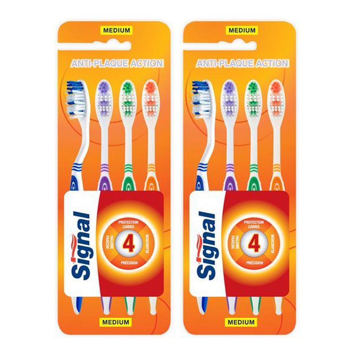 2050000341304 - Signal - Brosses à dents 4 actions médium