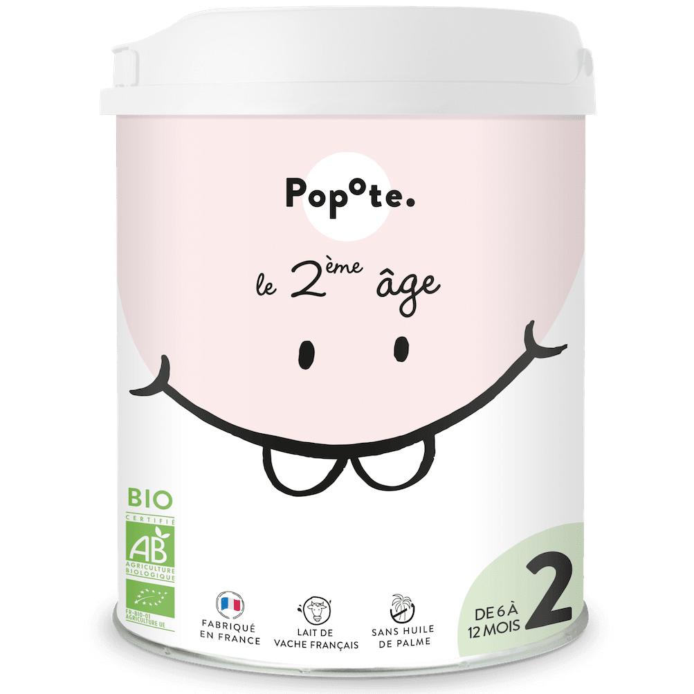 3760262841304 - Popote - Lait bébé en poudre 2ème âge Bio 6-12 mois