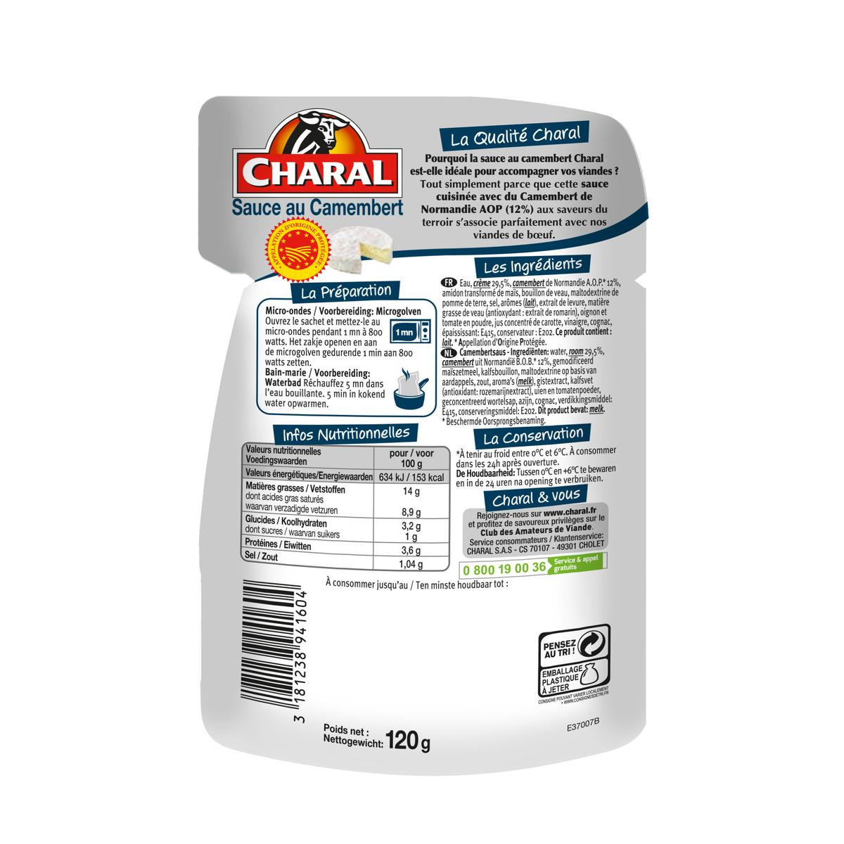 3181238941604 - Charal - Sauce au Camembert