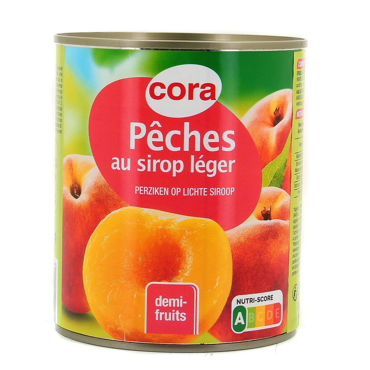  Livraison   domicile Cora  P ches au sirop l ger 820g