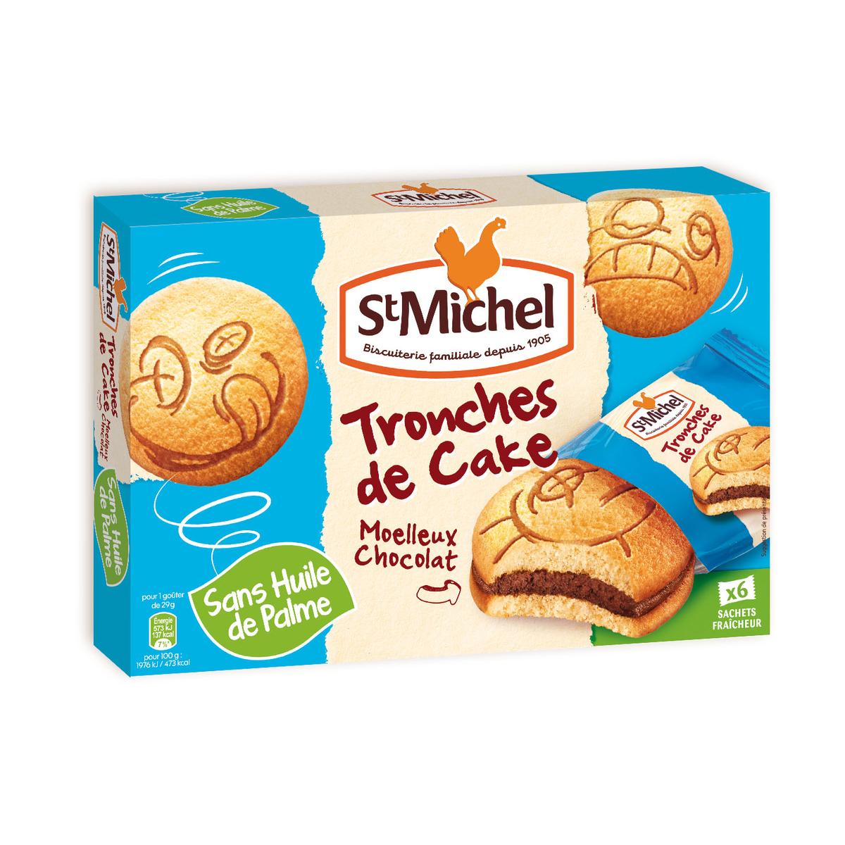 Achat Vente St Michel Tronche De Cake Moelleux Chocolat X6 175g