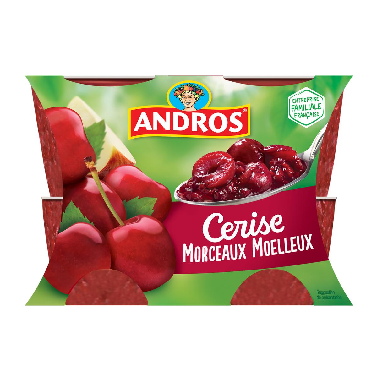 3608580796404 - Andros - Dessert fruitier avec morceaux cerise