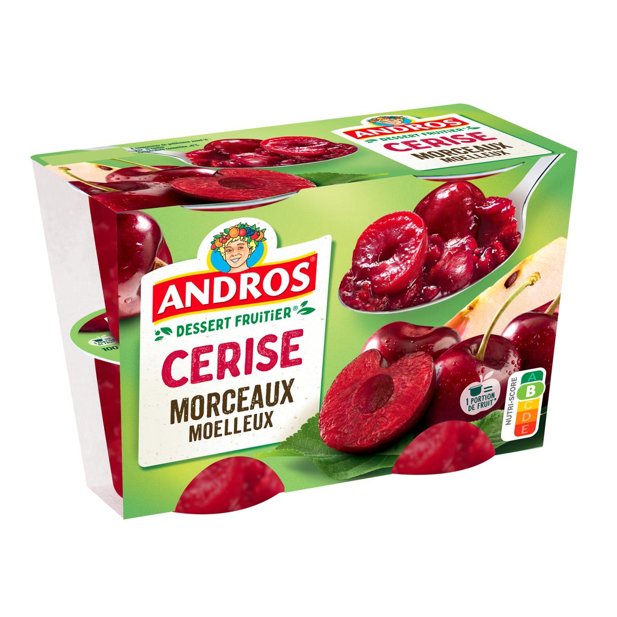 3608580796404 - Andros - Dessert fruitier avec morceaux cerise