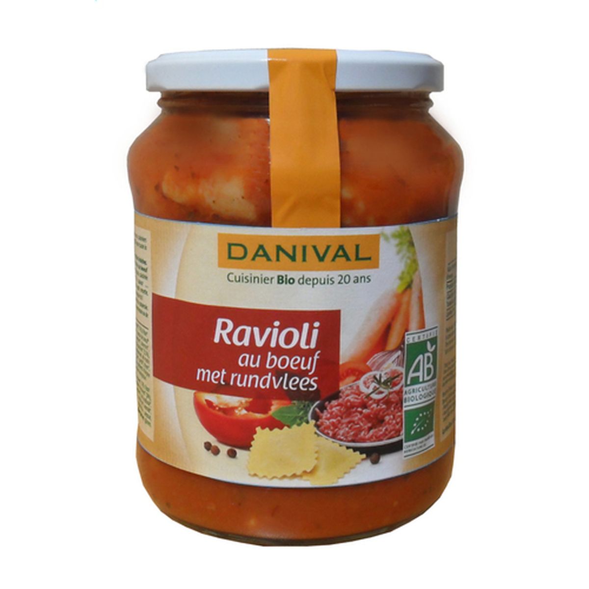 3431590006504 - Danival - Ravioli au boeuf bio