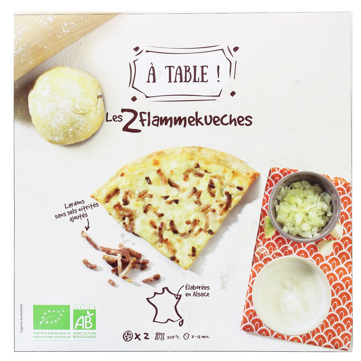 3760099537104 - A Table - 2 Flammekueche bio 2x260g