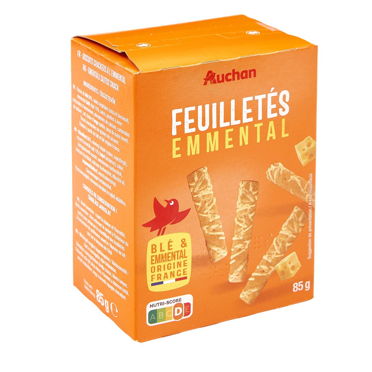 3596710457304 - Auchan - Feuilletés à l'emmental