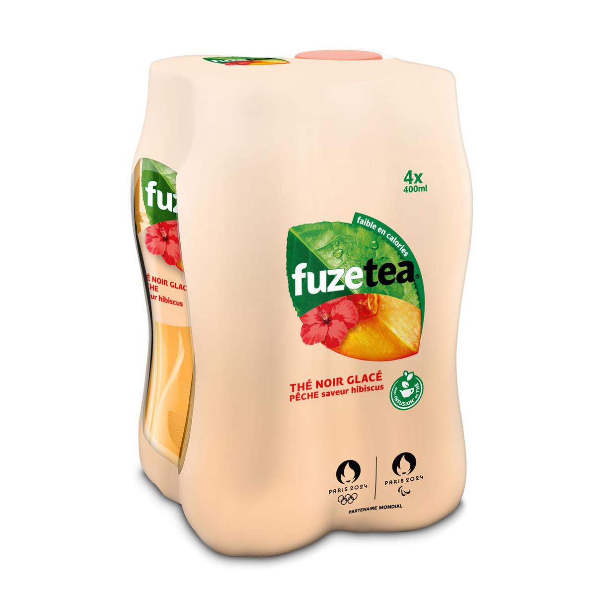 5449000238504 - Fuze Tea - Thé noir glacé pêche saveur hibiscus