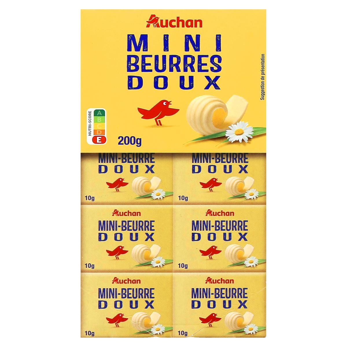 3596710529704 - Auchan - Mini beurres doux