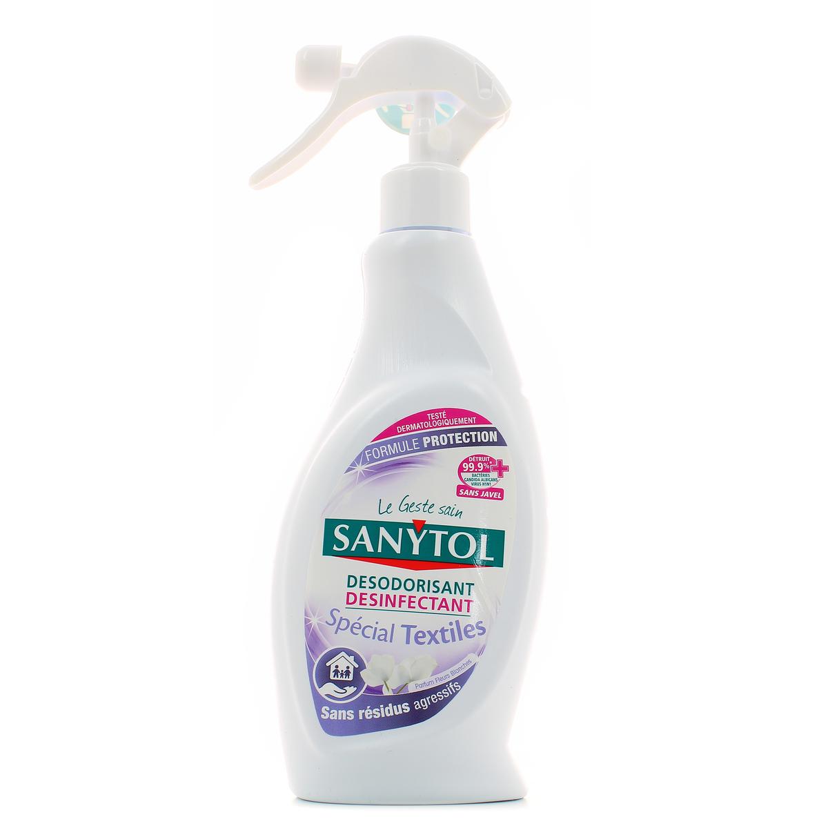 Sanytol désinfectant du linge, purifié et propre