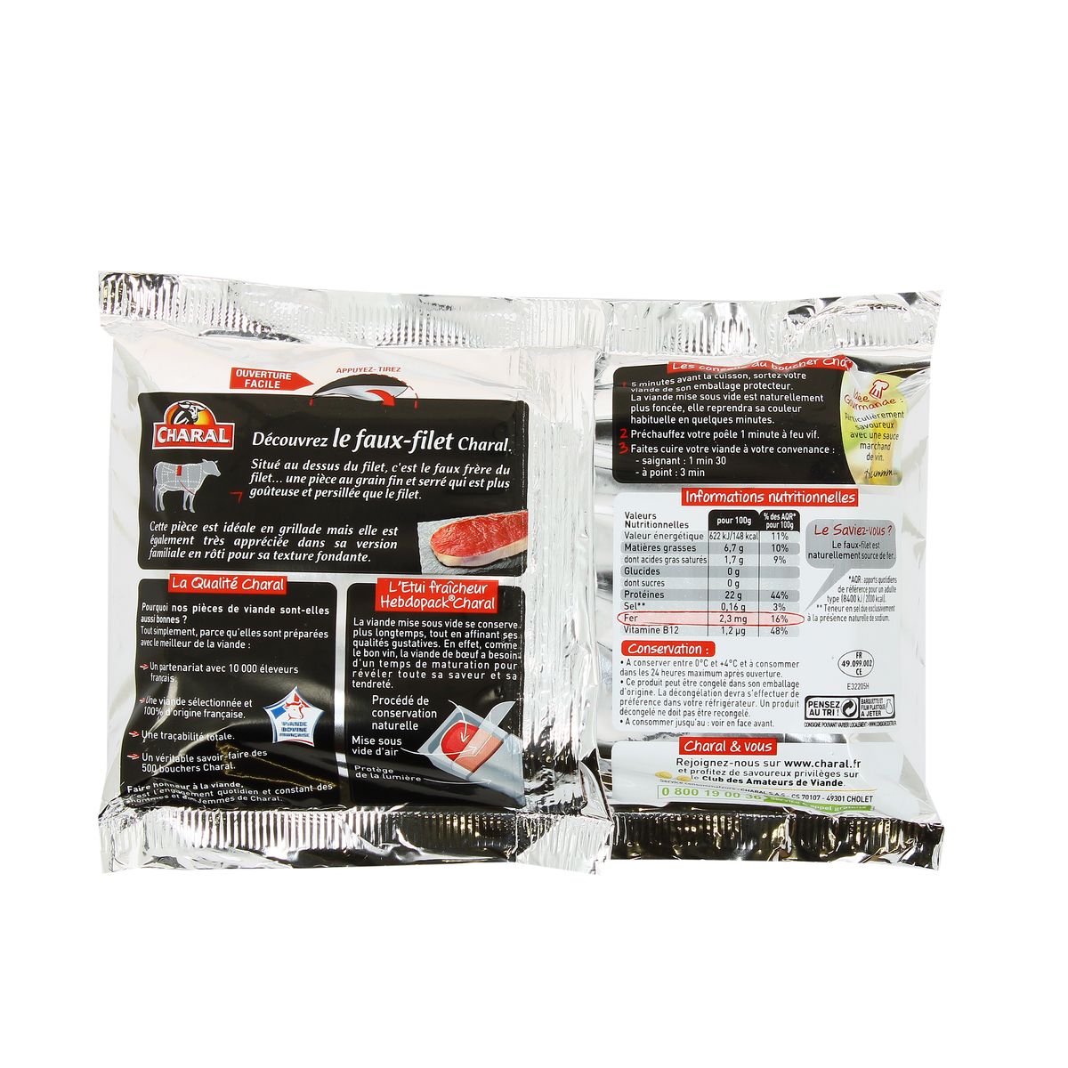 3181238942205 - Charal - Faux Filet