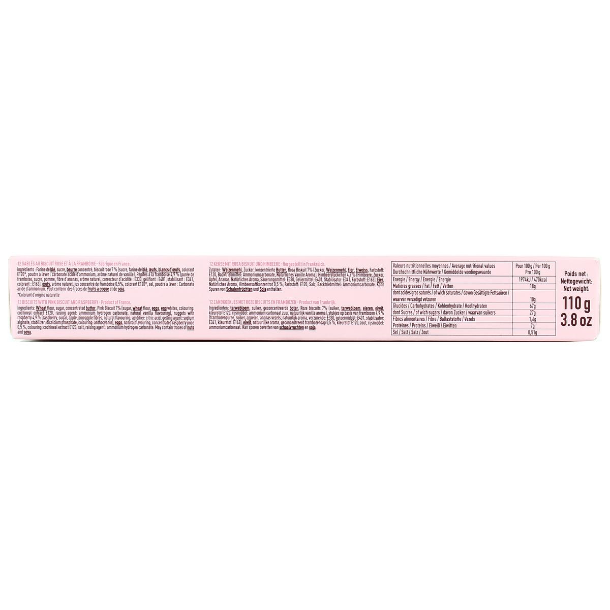 3435070032205 - Fossier - Sablés rose à la framboise