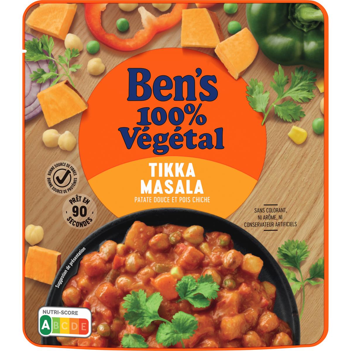 5010034013605 - Ben's Original - Tikka Masala Patate Douce et Pois Chiche 100% Végétal