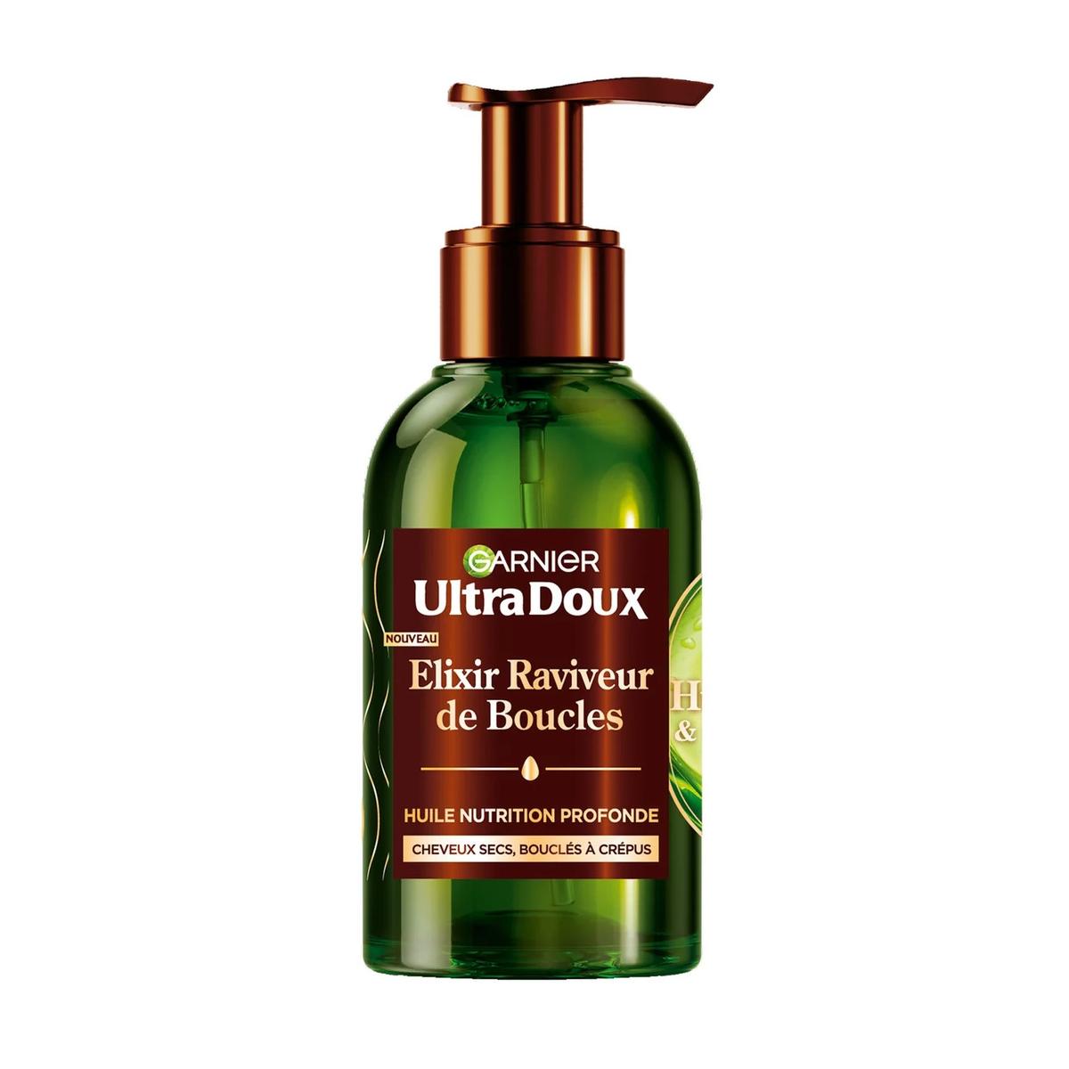 3600542624305 - Ultra Doux - Huile Capillaire Elixir Raviveur de Boucles - Nutrtion Profonde