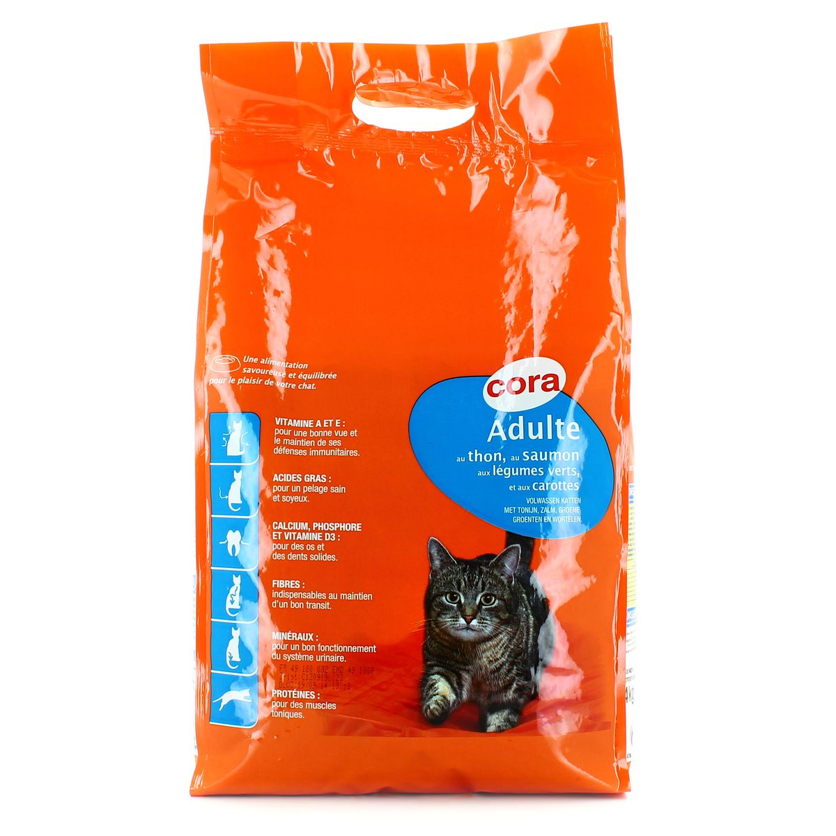 Achat Cora Croquettes Pour Chat Au Thon Saumon Et Legumes Verts 4kg