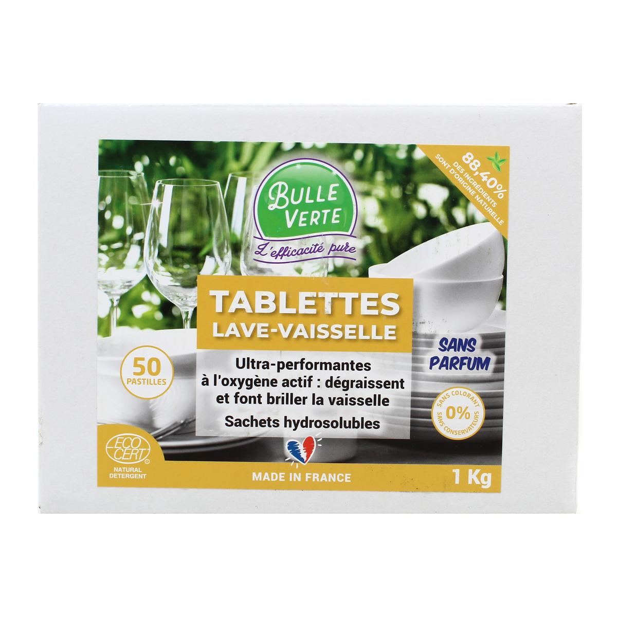 Bulle Verte -- Lessive universelle en tablette Vrac - 115 tablettes –  Aventure bio