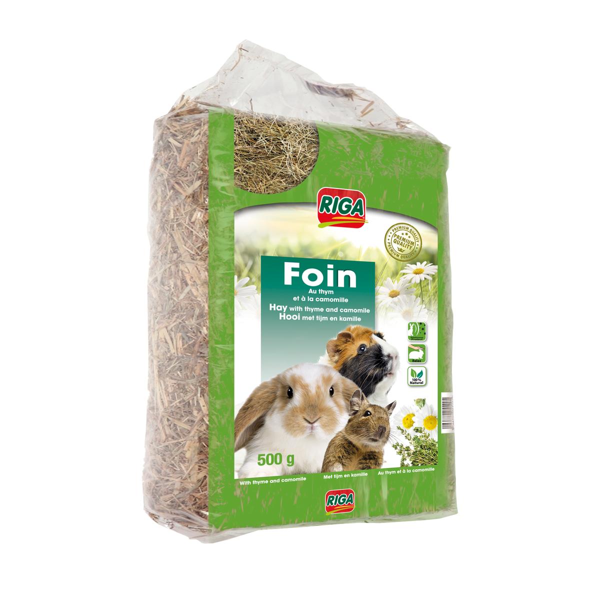 3166780055405 - Riga - Foin premium au Thym et à la Camomille pour rongeur