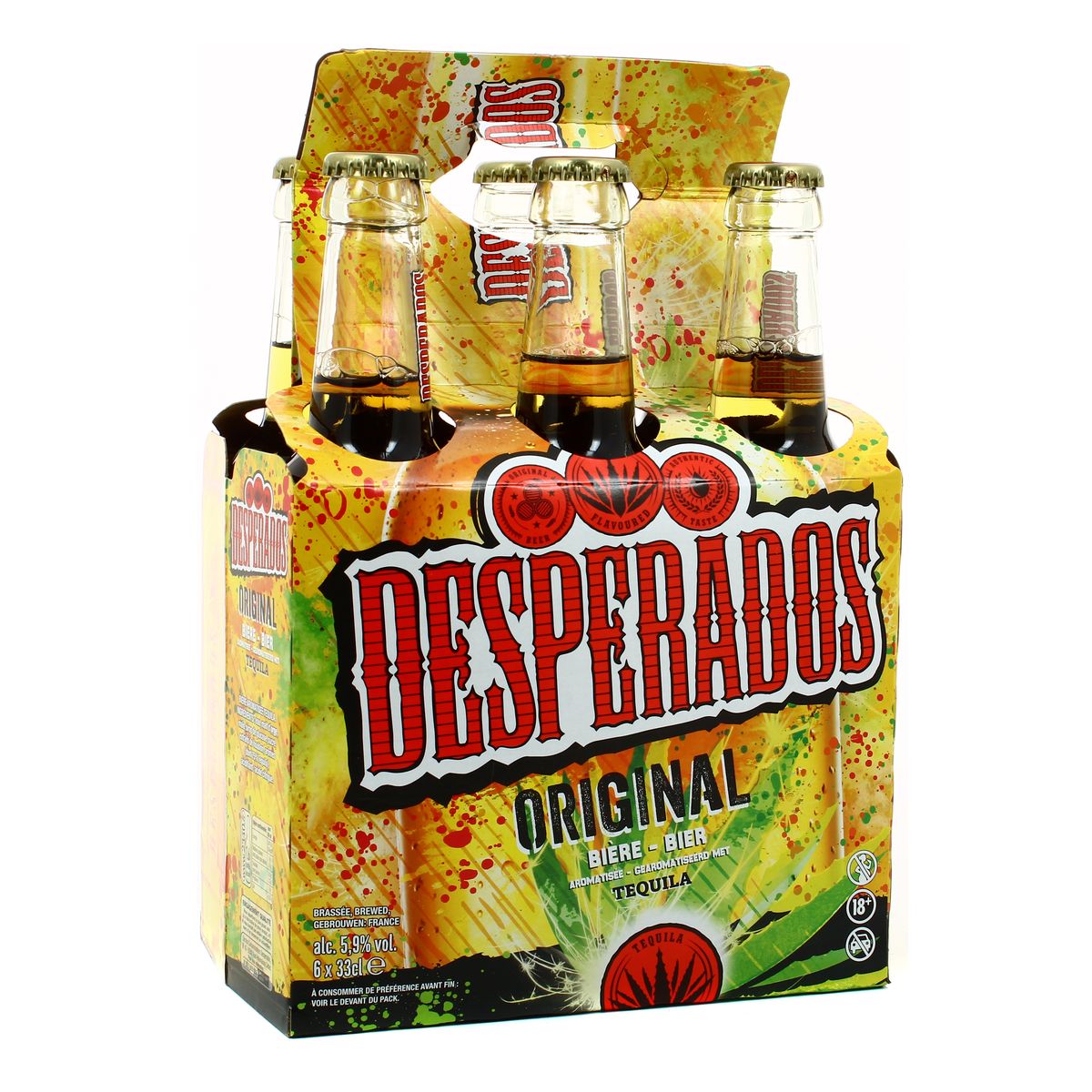 DESPERADOS Cerveja sabor Tequila 5d9 6x33cl