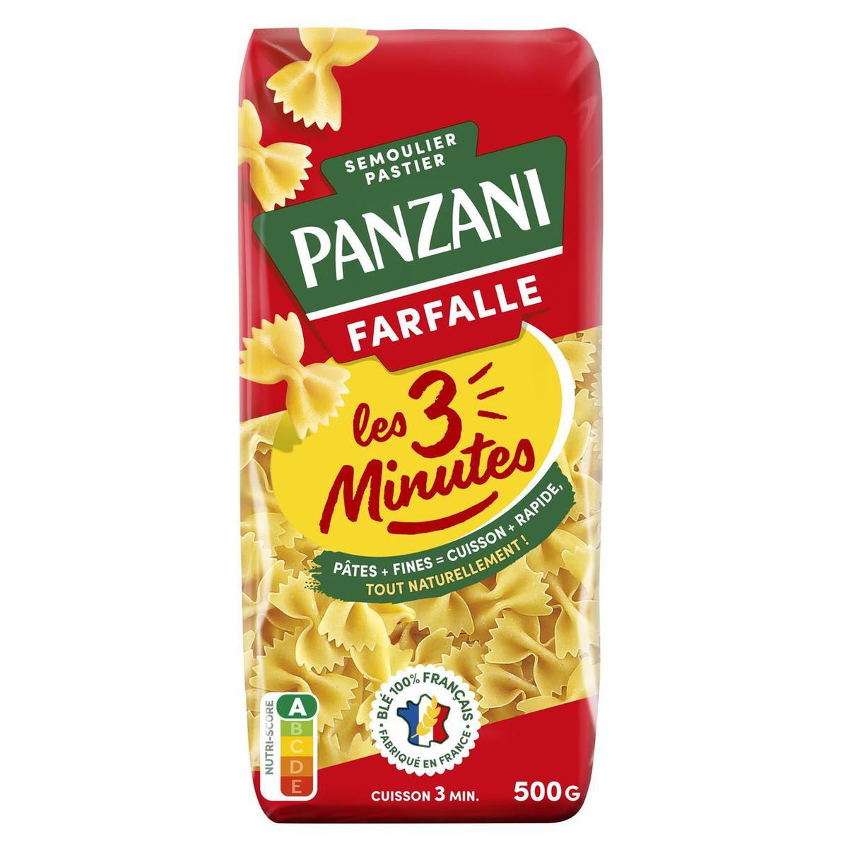 3038350339805 - Panzani - Pâtes Farfalle Cuisson Rapide