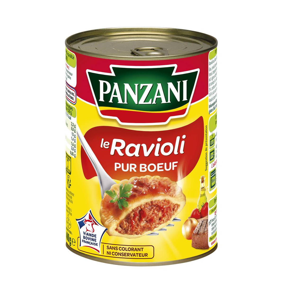 Ravioli pur boeuf Panzani - 400 g : : Epicerie