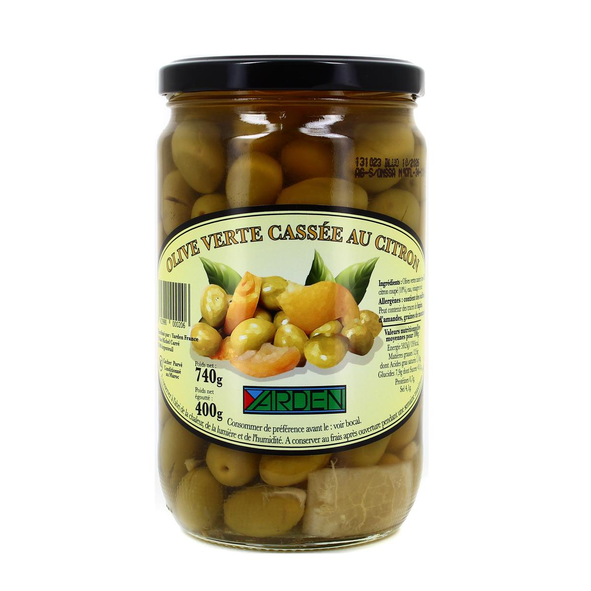 3423990000206 - Yarden - Olives Verte Cassée Citron