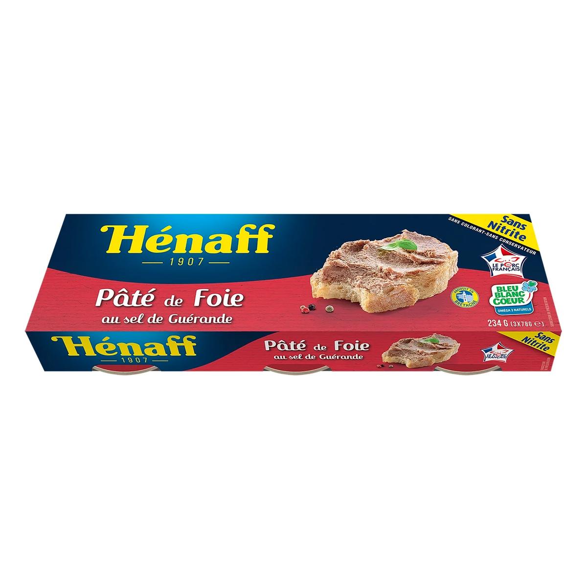 3021210020906 - Henaff - Pâté de foie au sel de Guérande Bleu Blanc Coeur