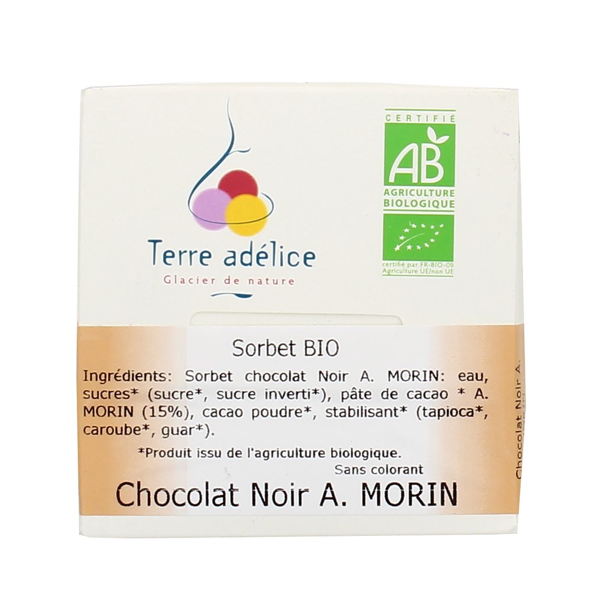 3515890502406 - Terre Adelice - Sorbet au chocolat noir Bio 500ml