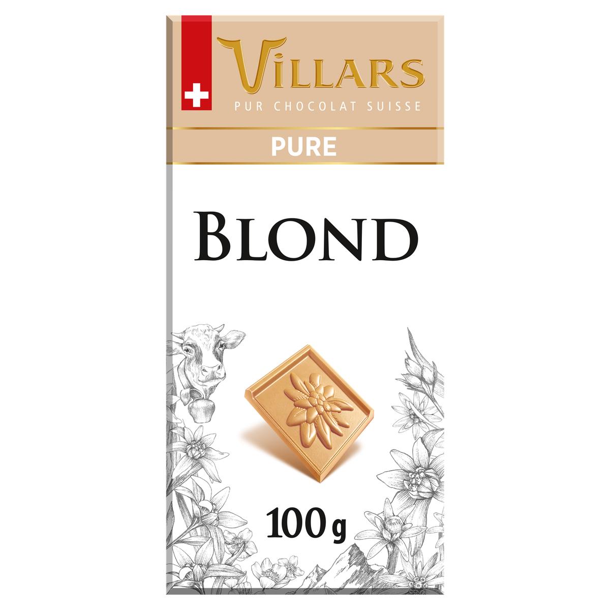 7610036002706 - Villars - Tablette Chocolat Blond
