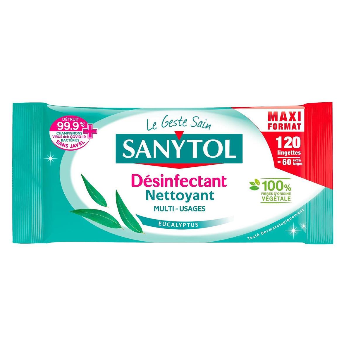 3045206313506 - Sanytol - Lingettes désinfectantes multi-usages