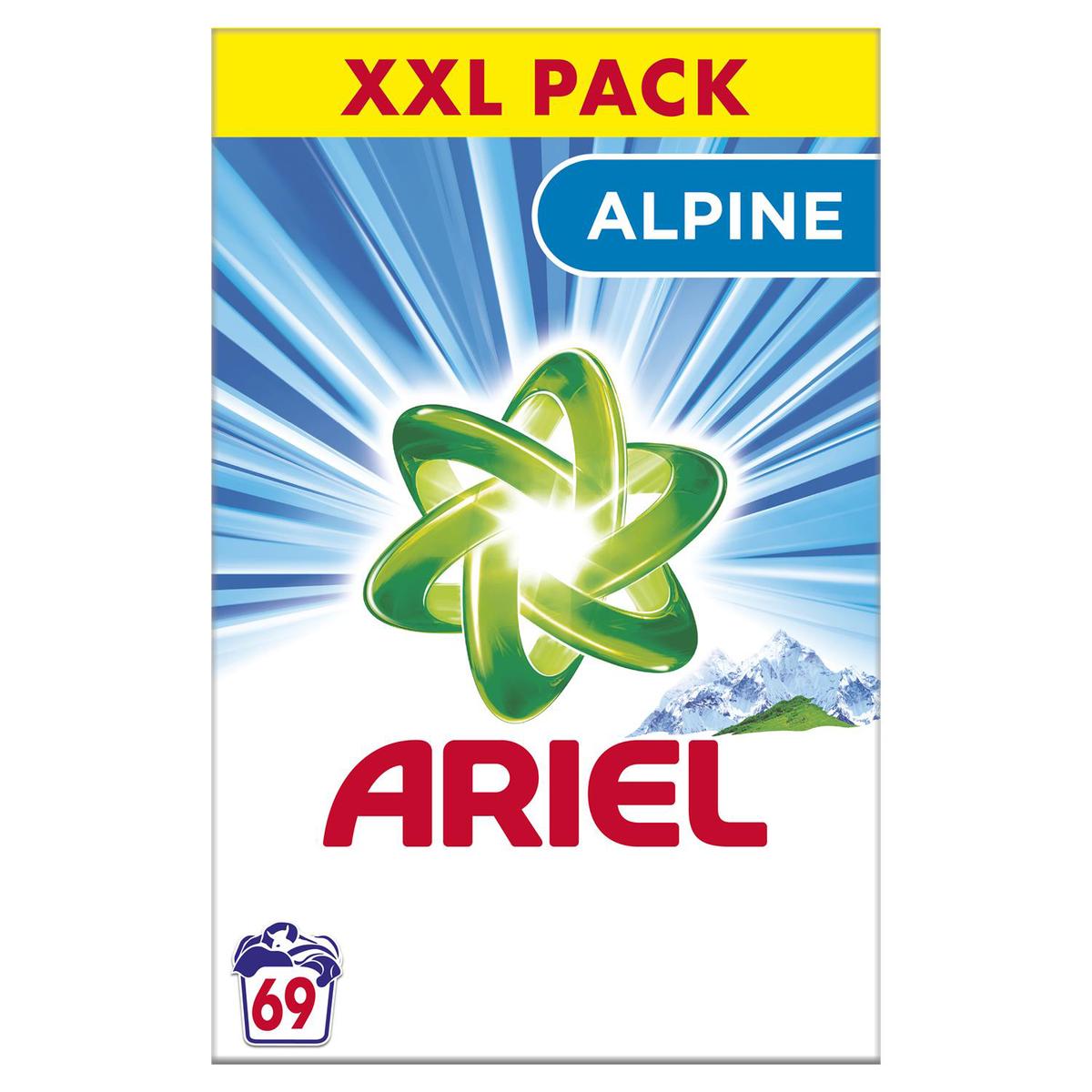 Livraison à domicile Promotion Ariel Lessive Poudre Alpine, 4,485kg