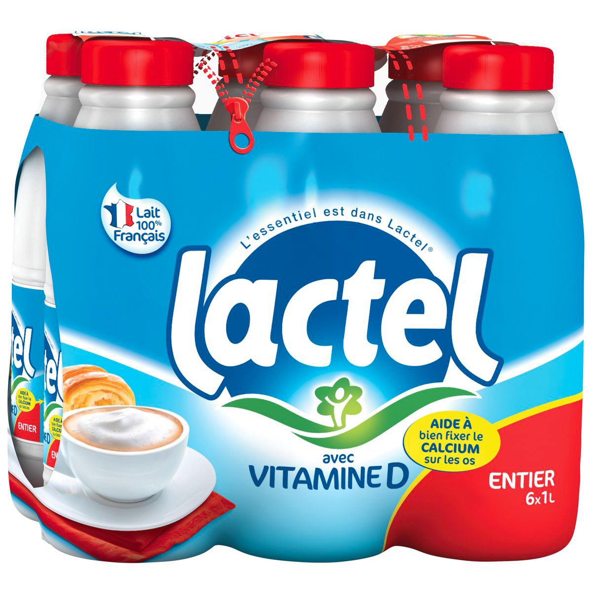 3252212910050 - Lactel - Lait entier