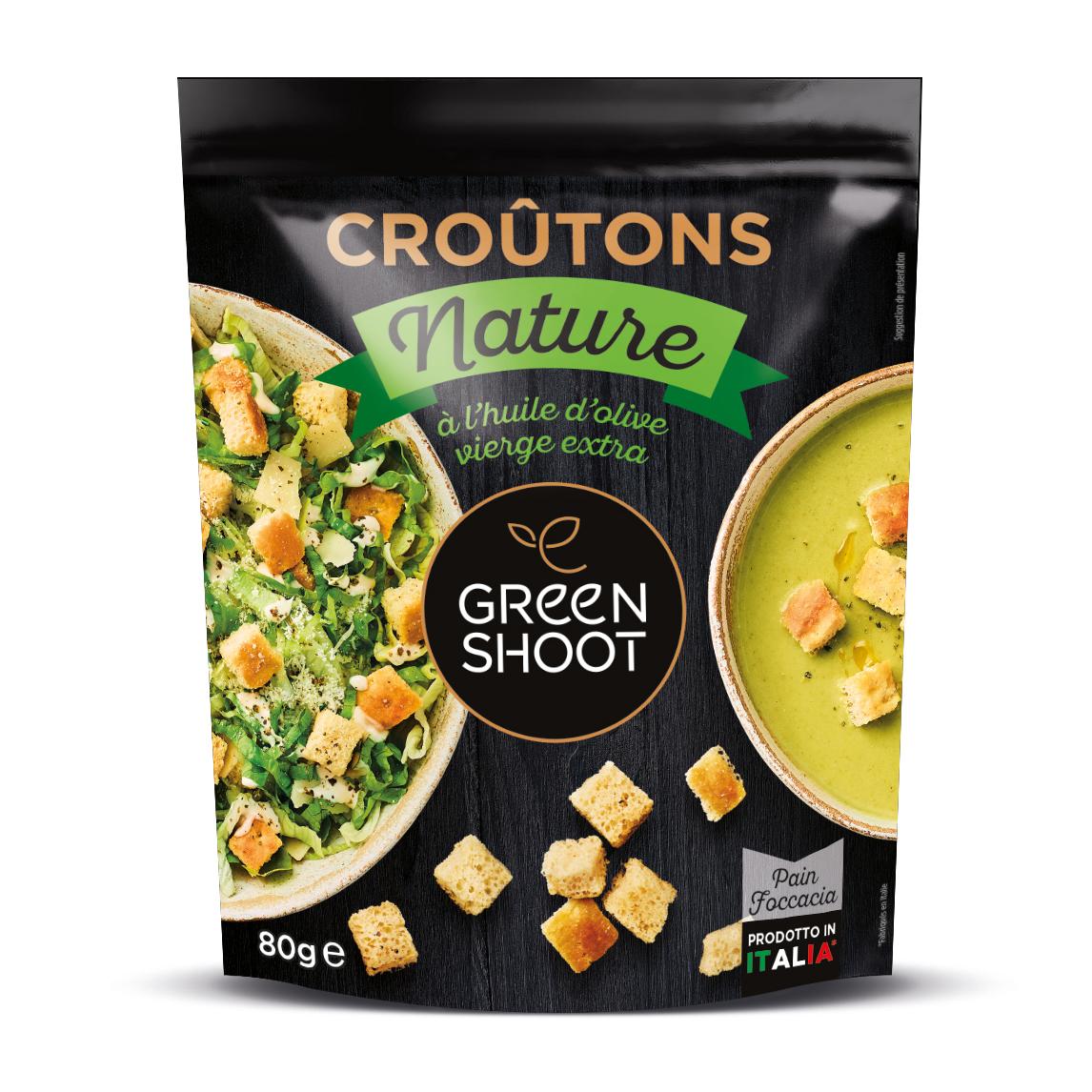 3760132084206 - Greenshoot - Croûtons Foccaccia Nature