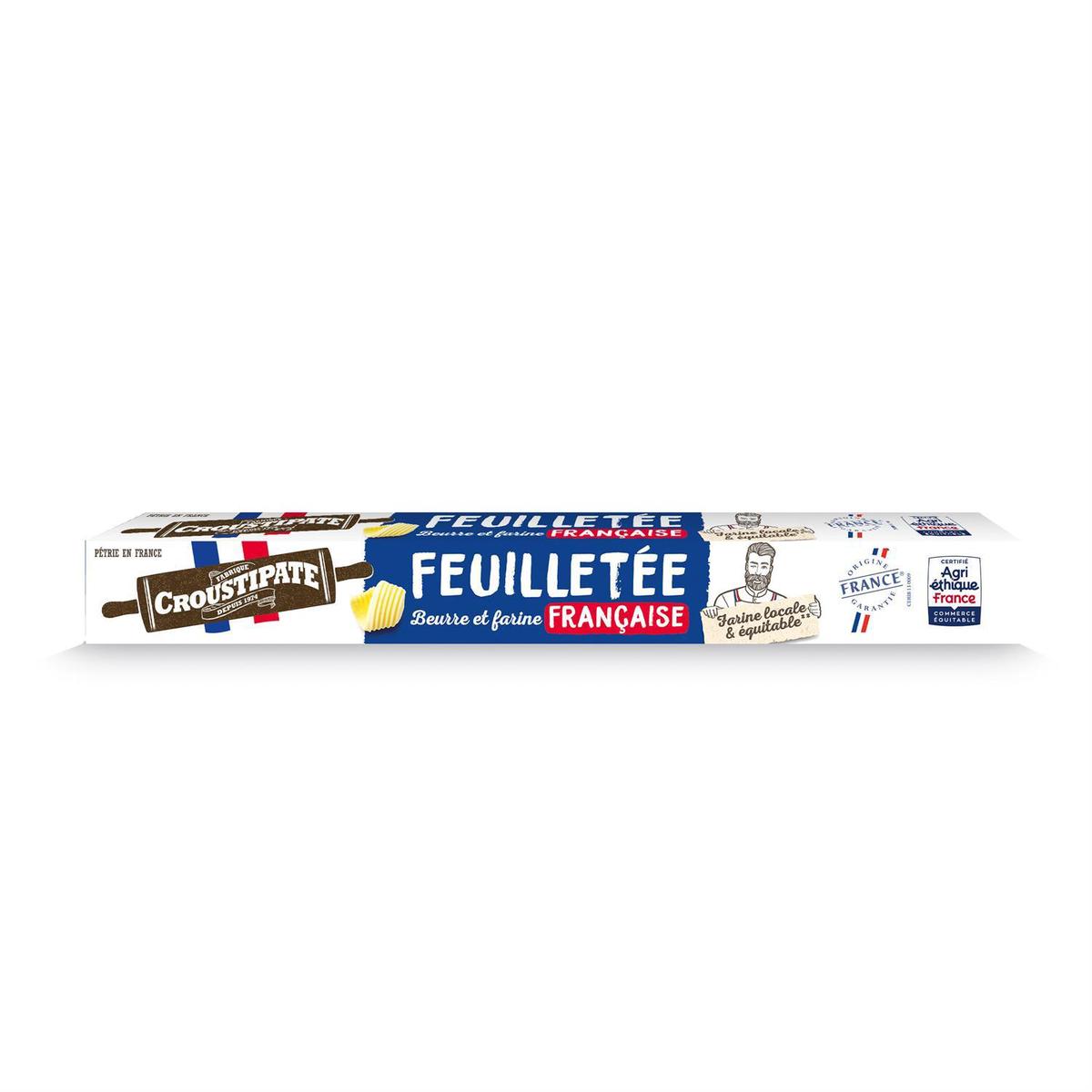 3392590205406 - Croustipâte - Pâte Feuilletée Beurre et Farine Francaise