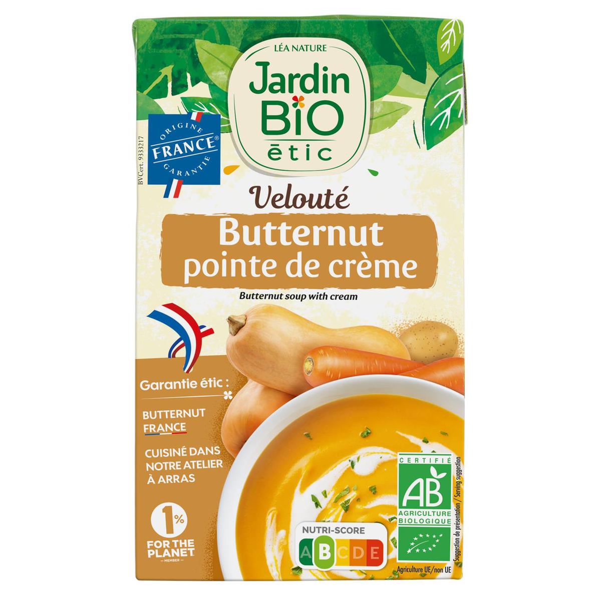 3456300016406 - Jardin Bio Etic - Soupe Velouté Butternut Pointe de crème Bio