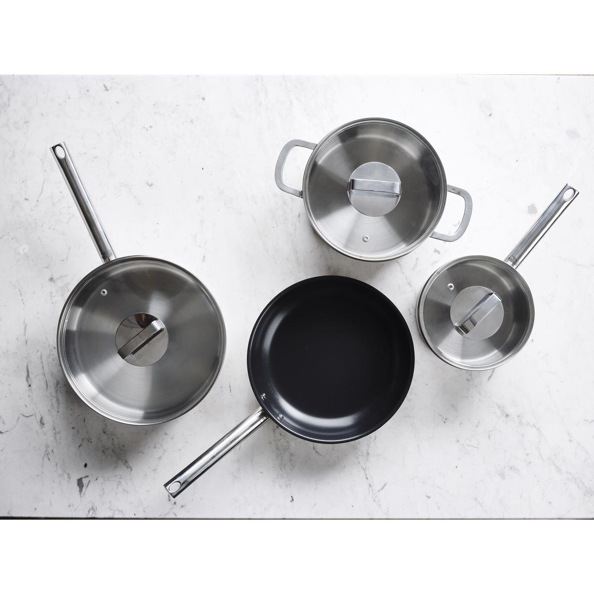 3458163817206 - Kitchen Fun - Poêle Mambo en inox revêtu
