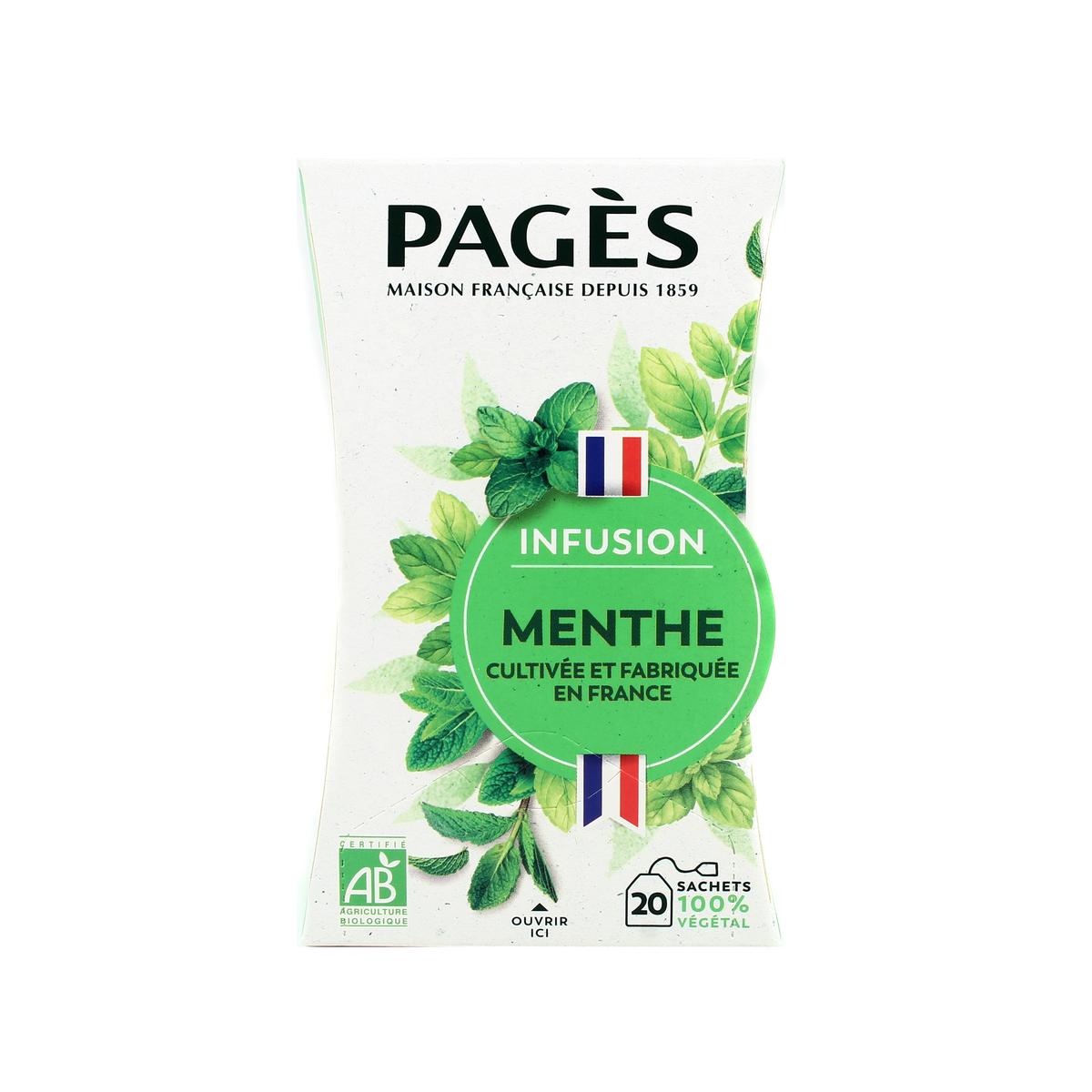 3398984507606 - Pagès - Infusion Menthe BIO