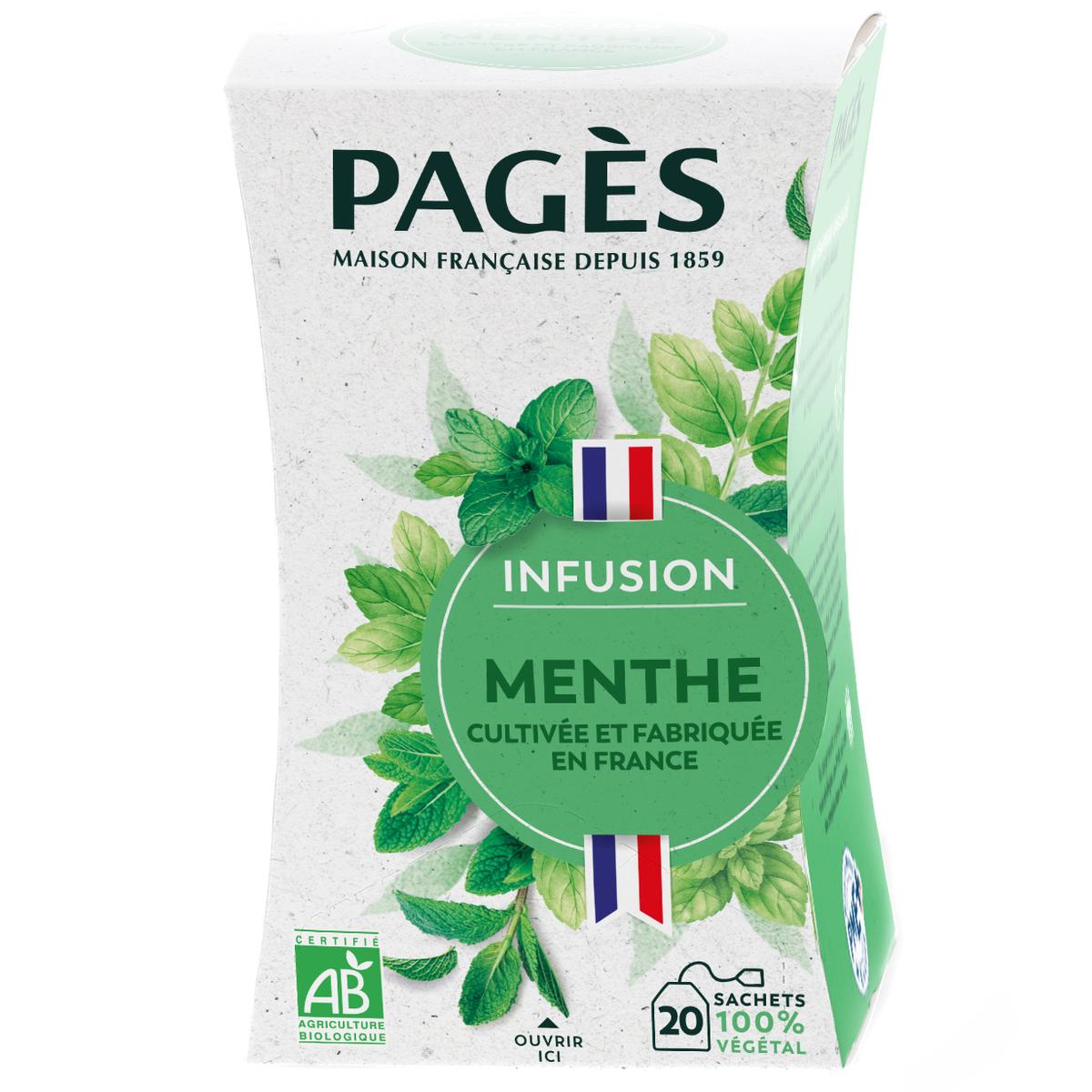 3398984507606 - Pagès - Infusion Menthe BIO