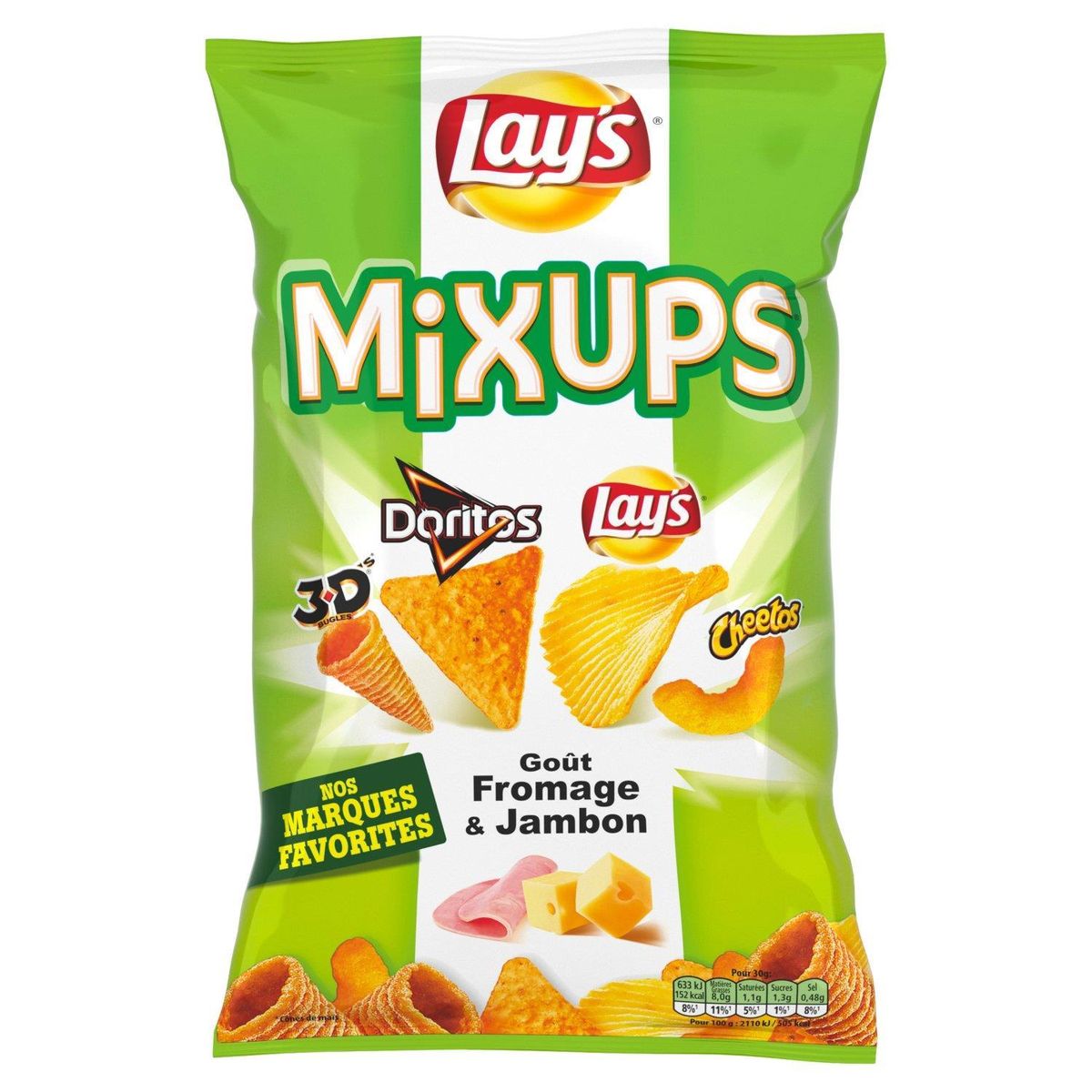 Acheter Benenuts Biscuits Aperitifs Mixups Gout Fromage Jambon 110g