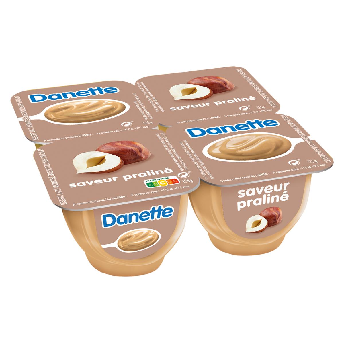 3033492038906 - Danette - Crème dessert saveur praliné