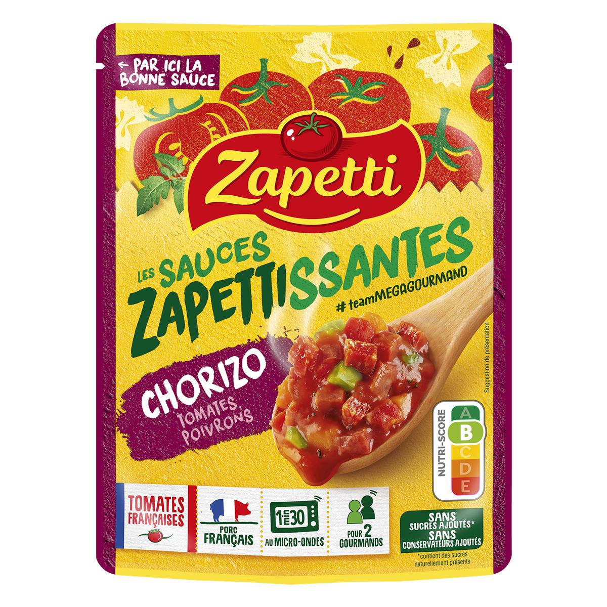 3021690030907 - Zapetti - Sauce Chorizo Poivron