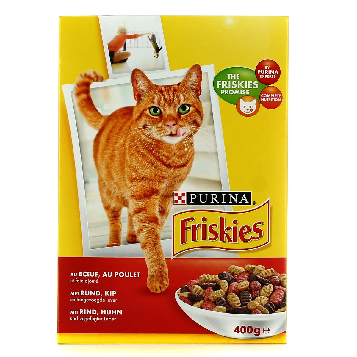 Livraison A Domicile Friskies Croquettes Bœuf Poulet Foie Ajoute 400g