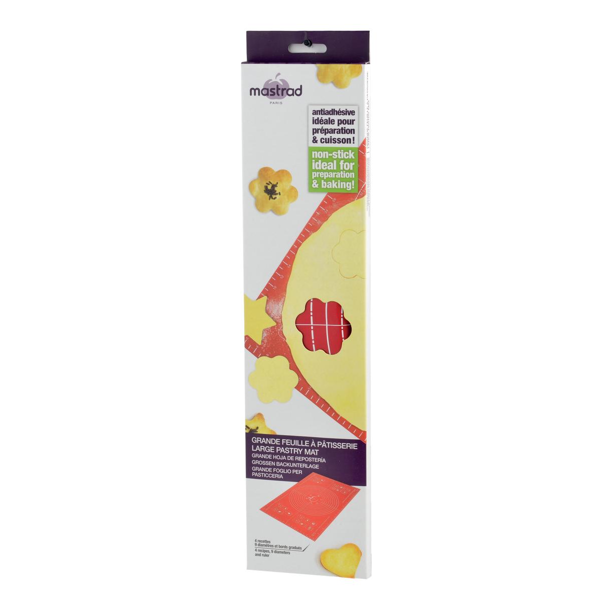 3485990501107 - Mastrad - Feuille a patisserie 30x40 - rouge